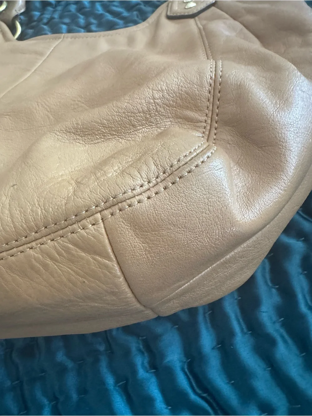 Coach pebbled leather